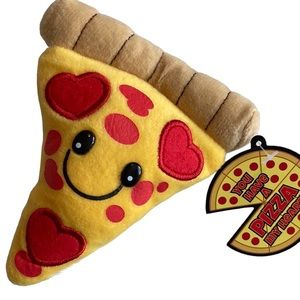 pizza plush decor Valentine NEW you have a pizza my heart plushie stuffed toy